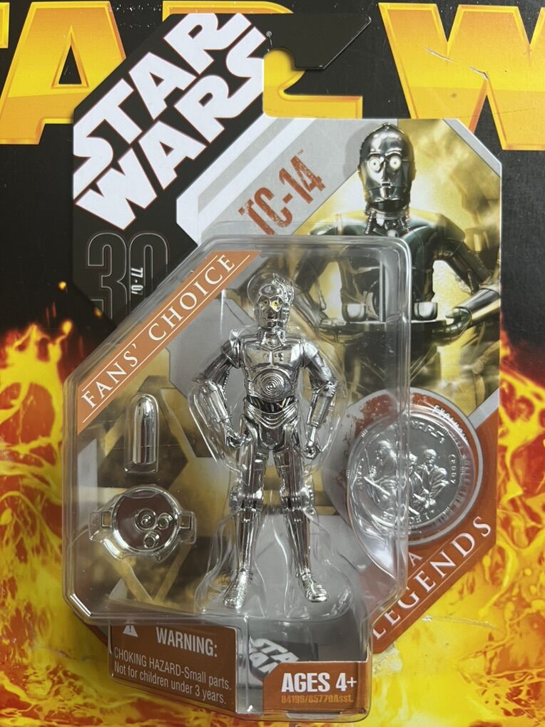 Star Wars 30th Anniversary TC-14 figure with Coin