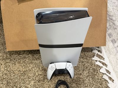 Sony PlayStation 5 PS5 pro Slim Console with DualSense Controller & Power Cable