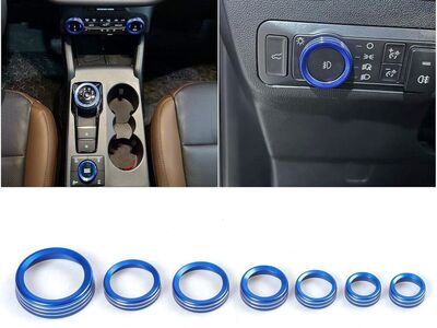 AC Headlight Knob Trim, Bronco '21-'25 Black