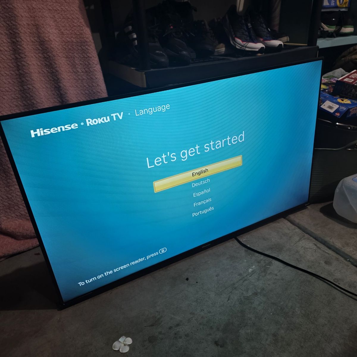 43 1080P 60Hz Refresh Rate HISENSE SMART TV 75.00