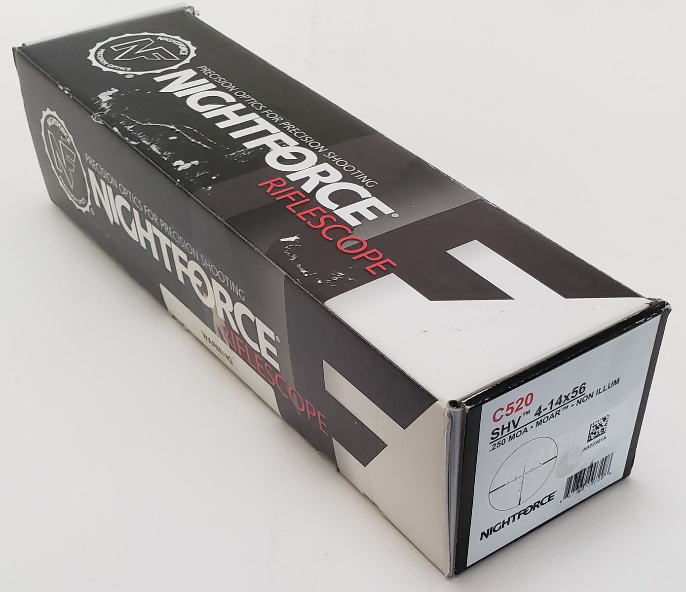 Nightforce SHV 4-14x56mm Riflescope MOAR Non-illuminated Reticle Mfg. part #C520 Precision Rifle Scope