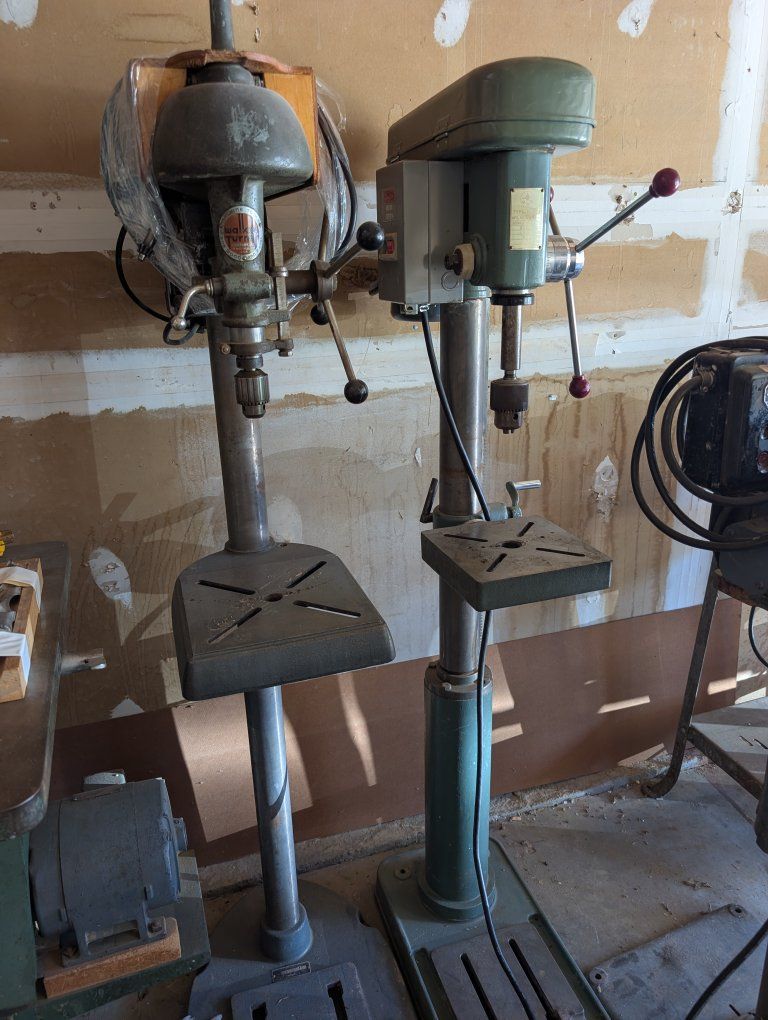 Jet-14MF & Walker Turner Drill Press