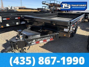 8x14 Iron Bull DDP Dump Trailer - 18" Sides - 15K GVWR