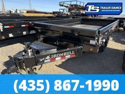 8x14 Iron Bull DDP Dump Trailer - 18" Sides - 15K GVWR