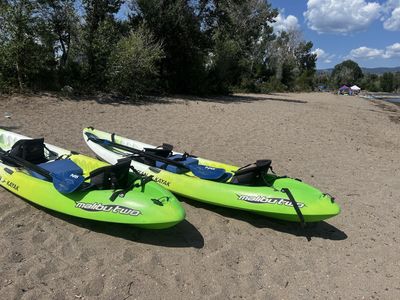 Ocean Kayak Malibu Two 12ft Tandem Kayaks w/ Paddles & Seats - Highly Stable (Pair Available)