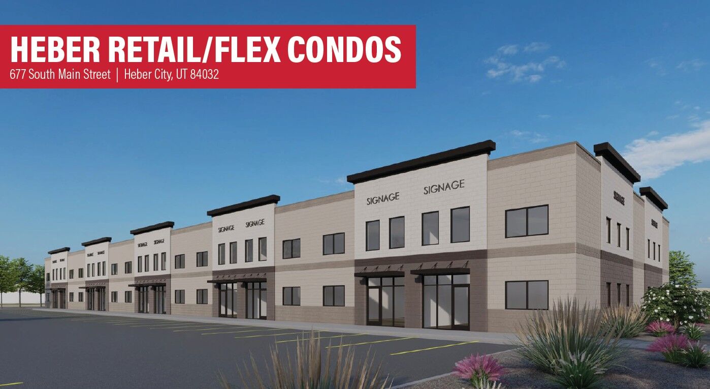Heber Retail Flex for Lease - 2,150- 8,600 SF - Heber City, UT