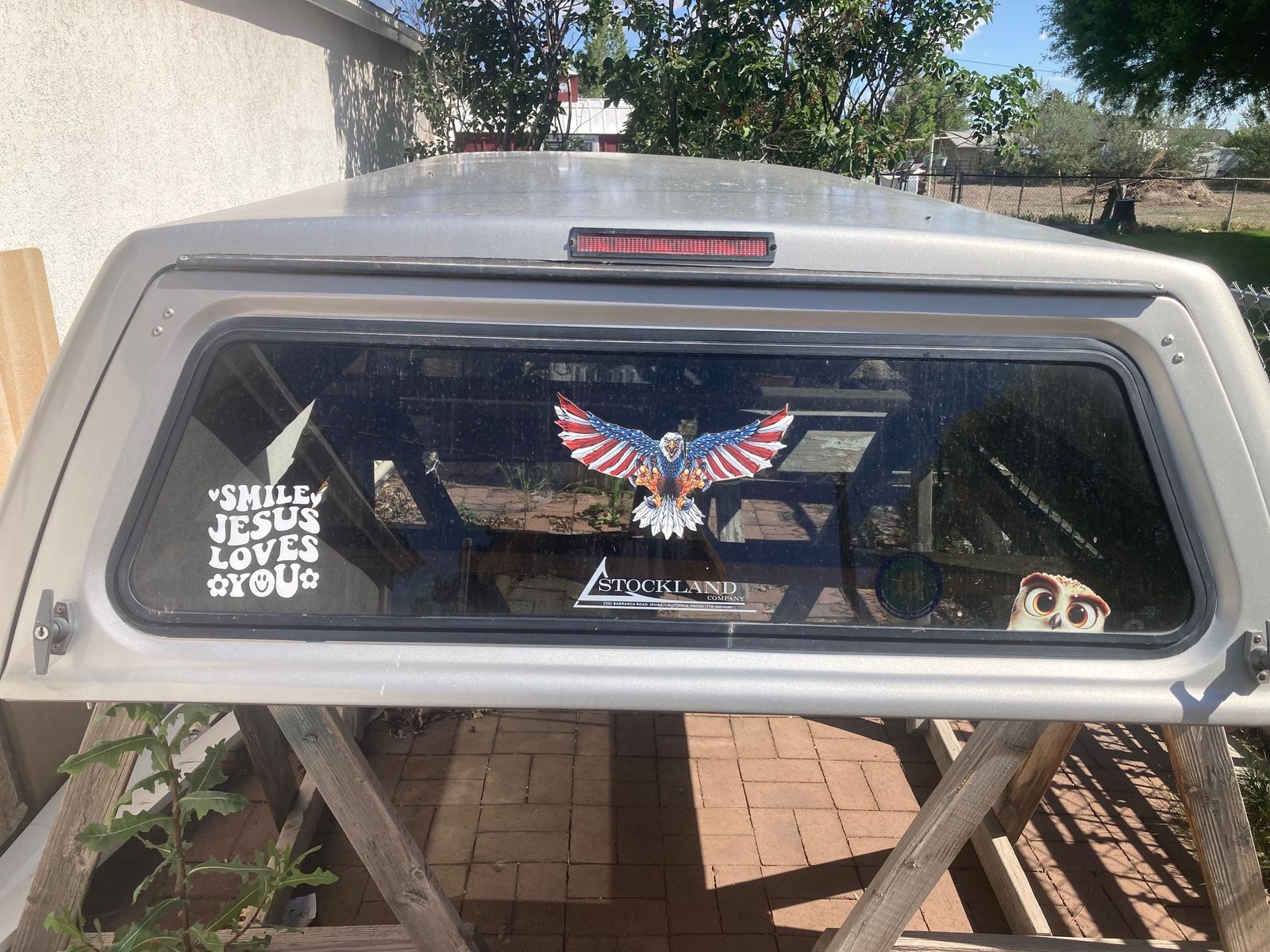 Eight foot Camper shell