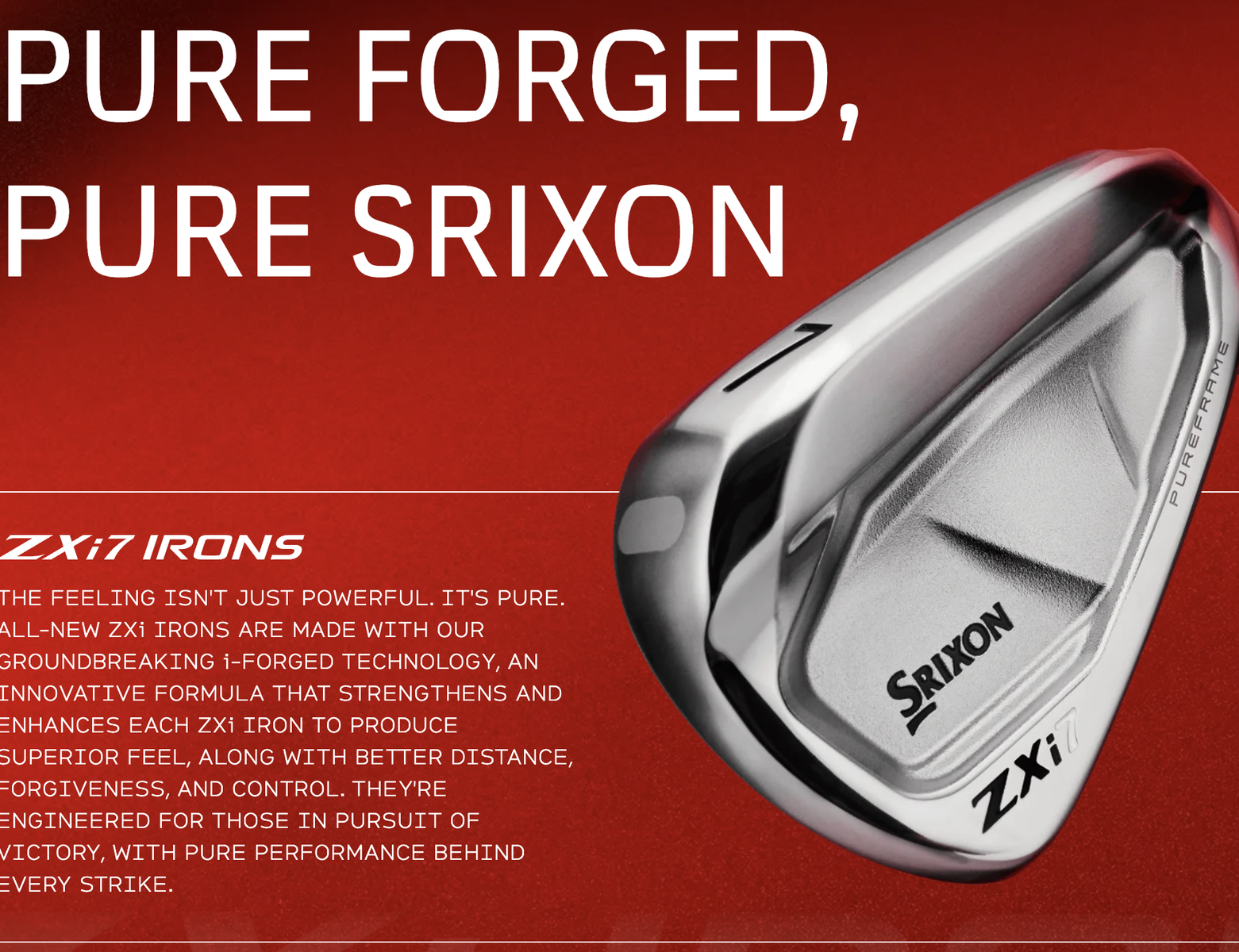 Srixon ZXi7 Irons 5-AW | Dynamic Gold Mid 115 S300 Stiff | 7-Club Set