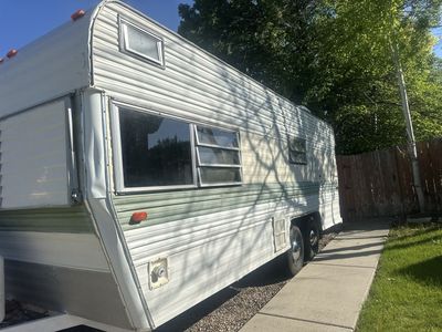 1975 terry camper 21 long exterior good condition interior needs all restoration tires like new no title just bill of sale