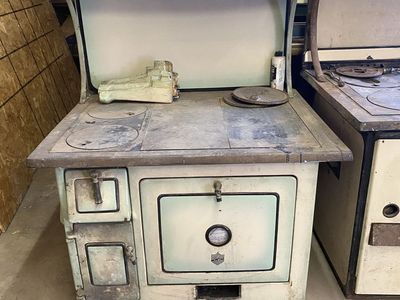 Antique wood cook stove