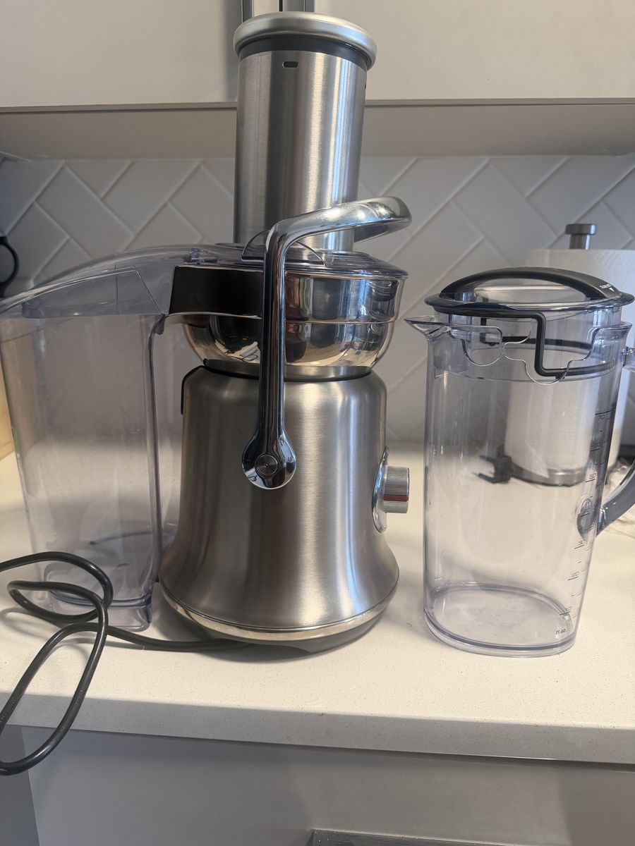 Breville - Juice Fountain Cold XL Juicer - Brushed Stainless Steel