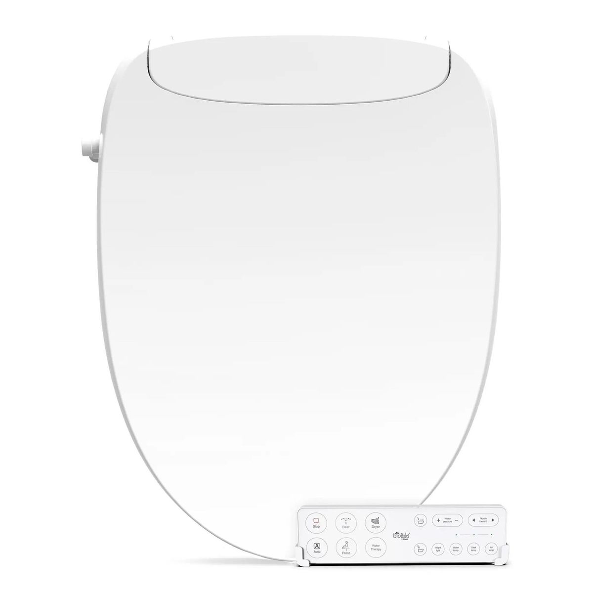 Bio Bidet by Bemis HORIZON Elongated Heated Smart Bidet Toilet Seat Warm Water Air Dryer