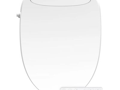Bio Bidet by Bemis HORIZON Elongated Heated Smart Bidet Toilet Seat Warm Water Air Dryer