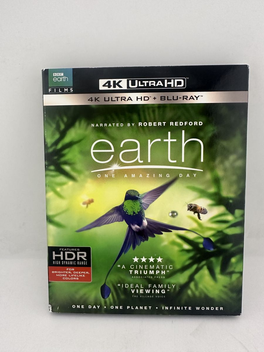 Earth One Amazing Day 4K Ultra HD Blu-ray 2-Disc Set w Slipcover BBC Earth