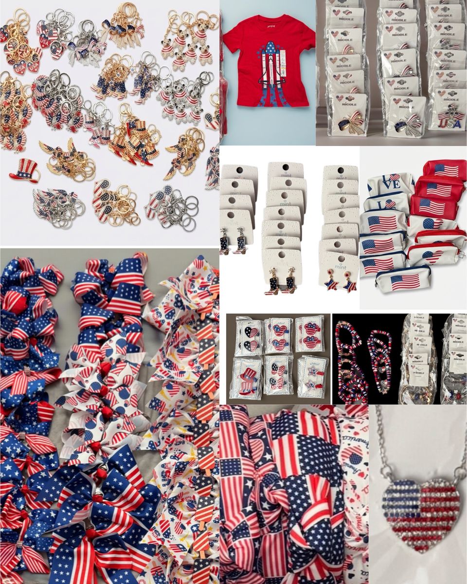 Patriotic Bulk Lot (Approx 350+ Pieces)