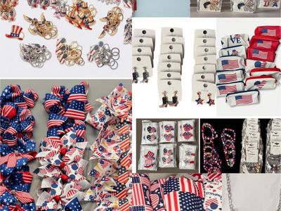 Patriotic Bulk Lot (Approx 350+ Pieces)