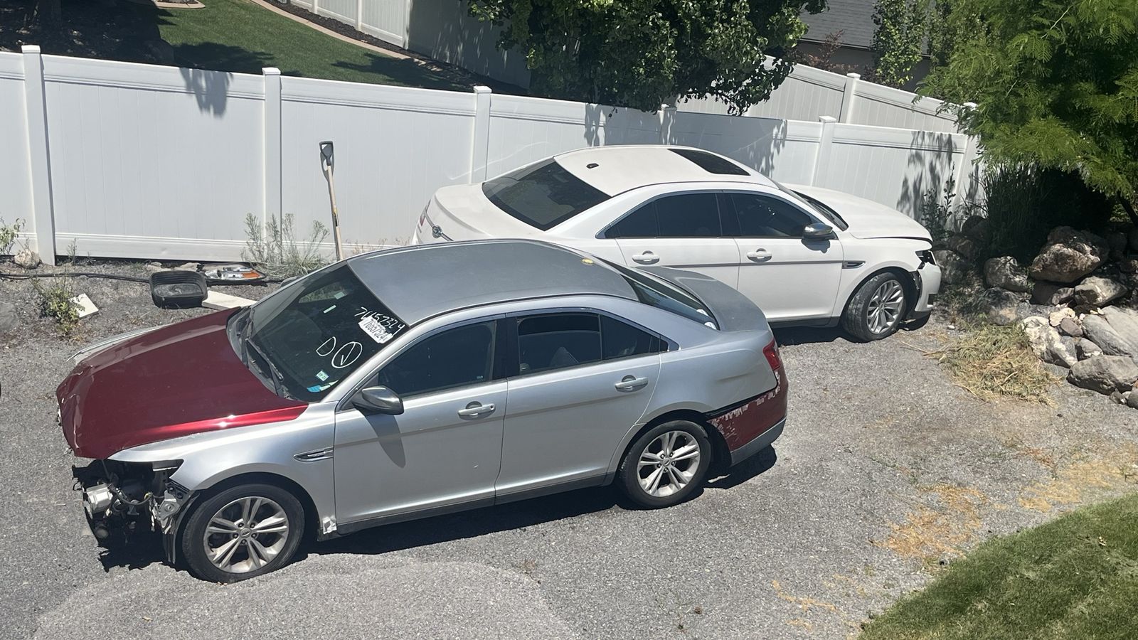 Two 2013 ford Taurus limited parts cars