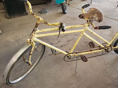 Dixi Vintage Yellow Tandem Bicycle