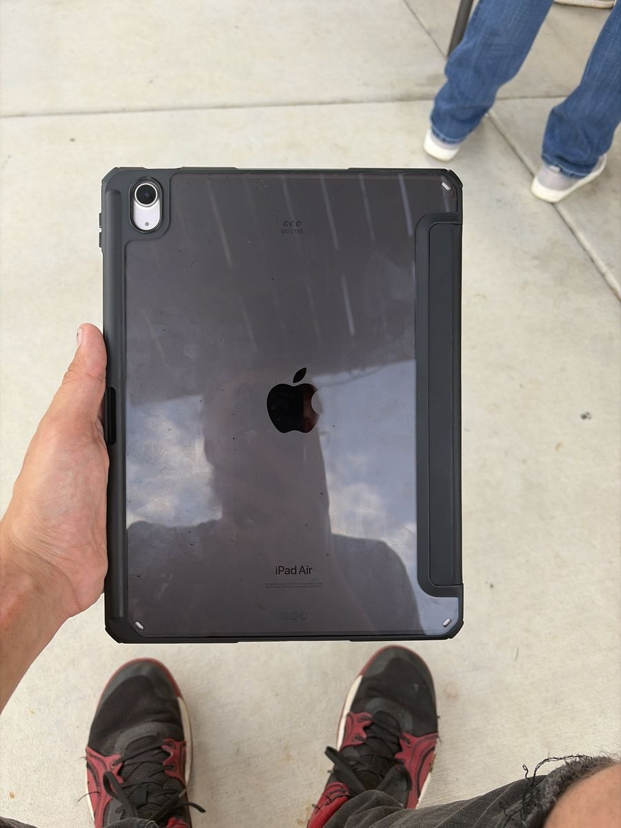 Apple iPad Air 5th Generation in Black Protective Case