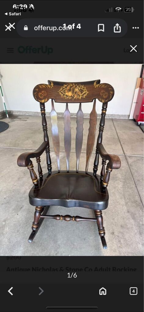 Nichols & Stone vintage Rocking Chair