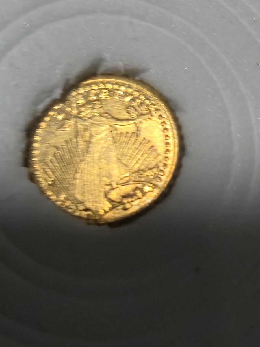 21kt mini st gaudens replica .5grams