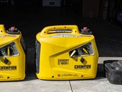 2 Champion 2000 watt Duel Fuel Generators With Pairing Module