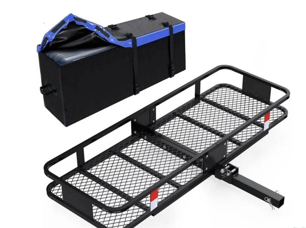 FORWODE 60 x 24 x 6 Folding Hitch Cargo Carrier