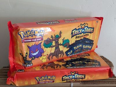 Pokemon Trick or Trade BOOster Bundle 2024 ( 120 ct ) Costco Exclusive : Gengar Pikachu Umbreon