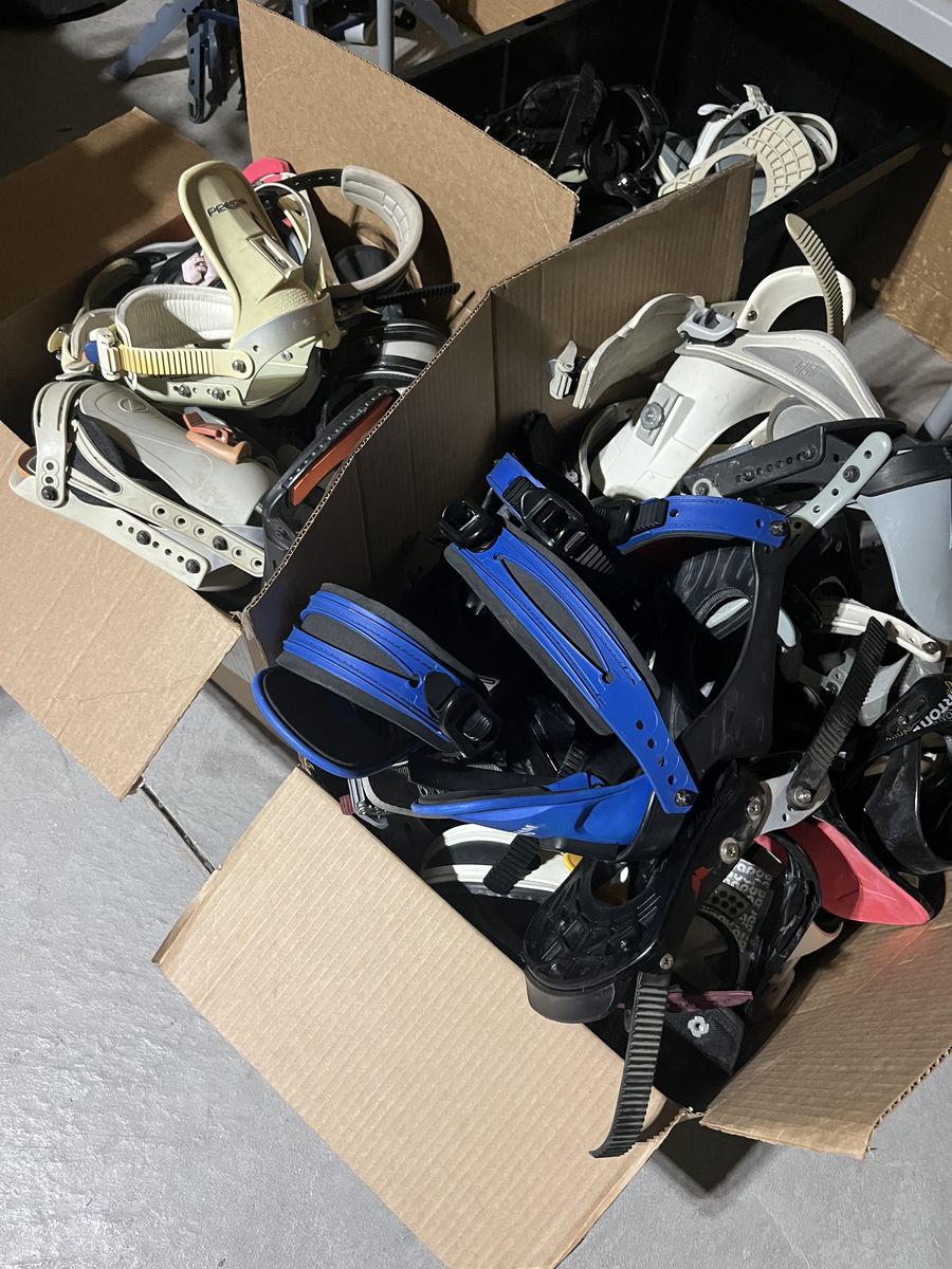 2 Boxes Of Snowboard Bindings