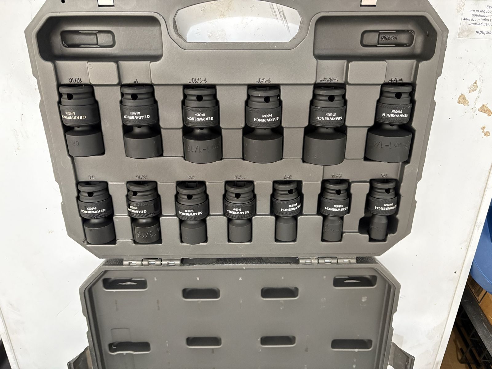 GearWrench SAE Universal Impact Socket Set with Storage Case