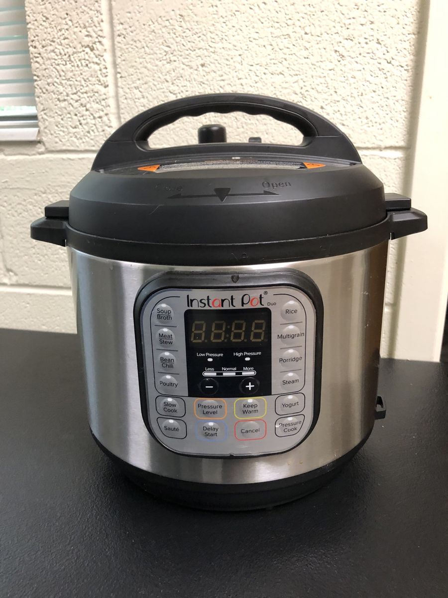 Instant Pot Duo 7-in-1 Electric Pressure Cooker 6 Qt Stainless Steel Multi-Cooker