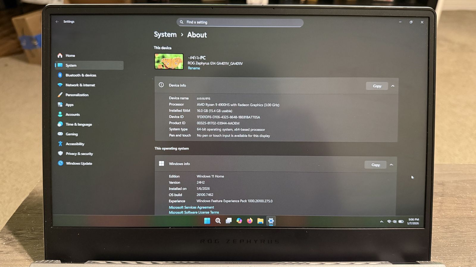 [MOVING SALE] ASUS G14 - Ryzen 9 | 1TB SSD | 16GB RAM - Must sell by 3/31!