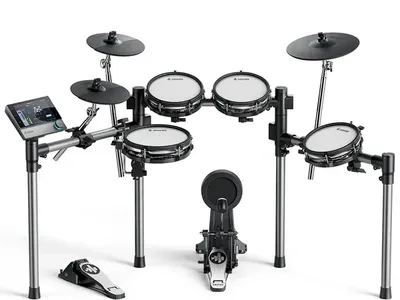 Dooner Beat Electronic Drum Kit with stool and sticks and headphones.