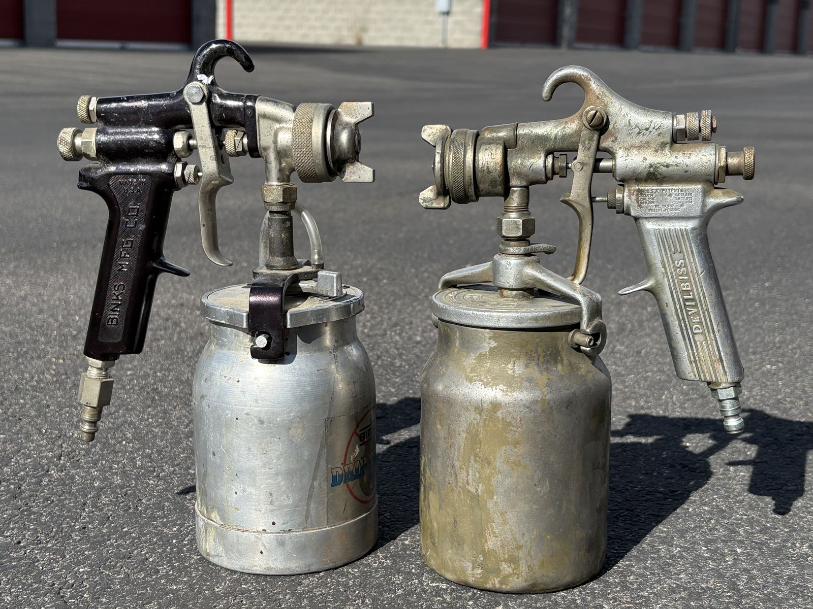 Vintage Binks & DeVilbiss USA Made Paint Spray Guns, Industrial, Collectible
