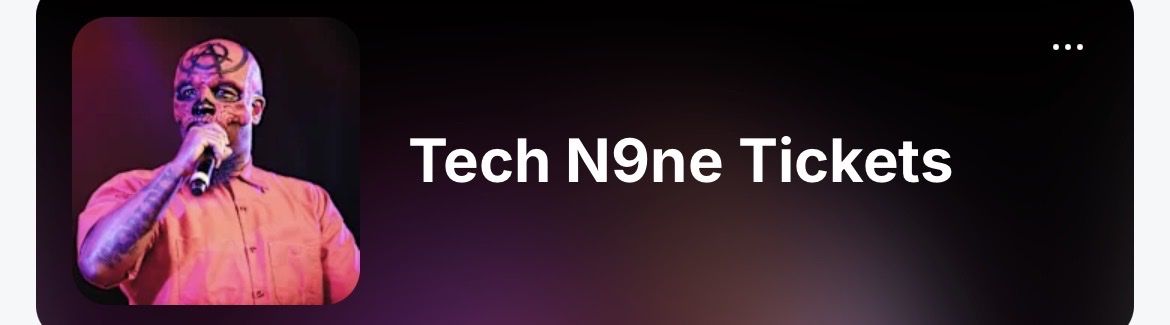 Tech N9ne tonight The Complex