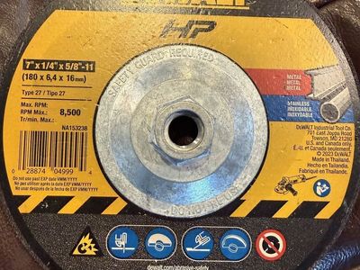 Dewalt Metal Grinding wheel or disc 7" DW4999