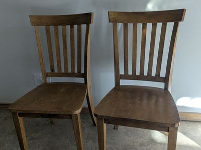 4 Wooden Dining Chairs