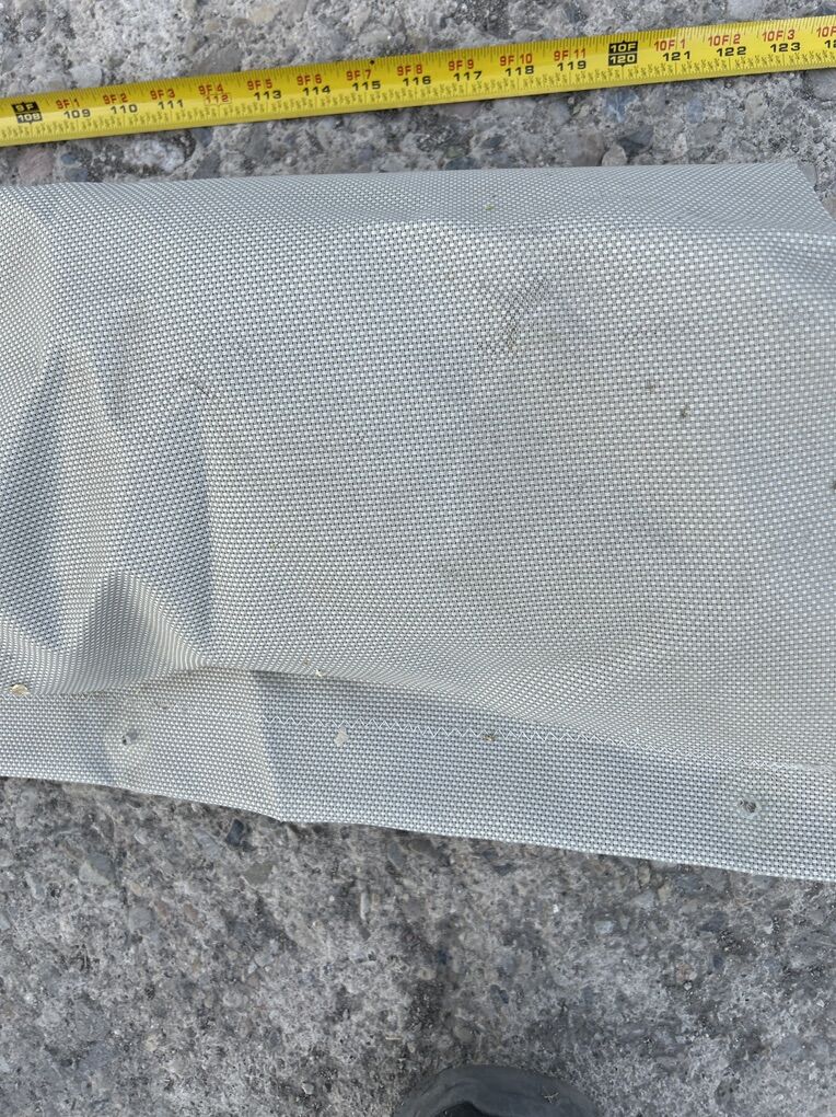 Gray Awning Replacement Fabric 11 Foot