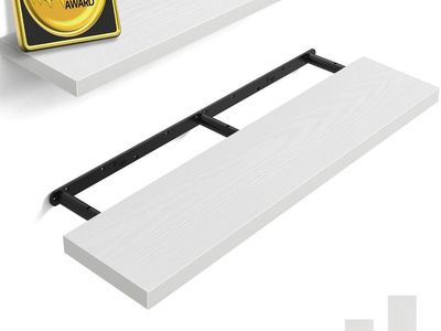 Brand New BAYKA Floating Shelves Set of 2 White 35.4 In