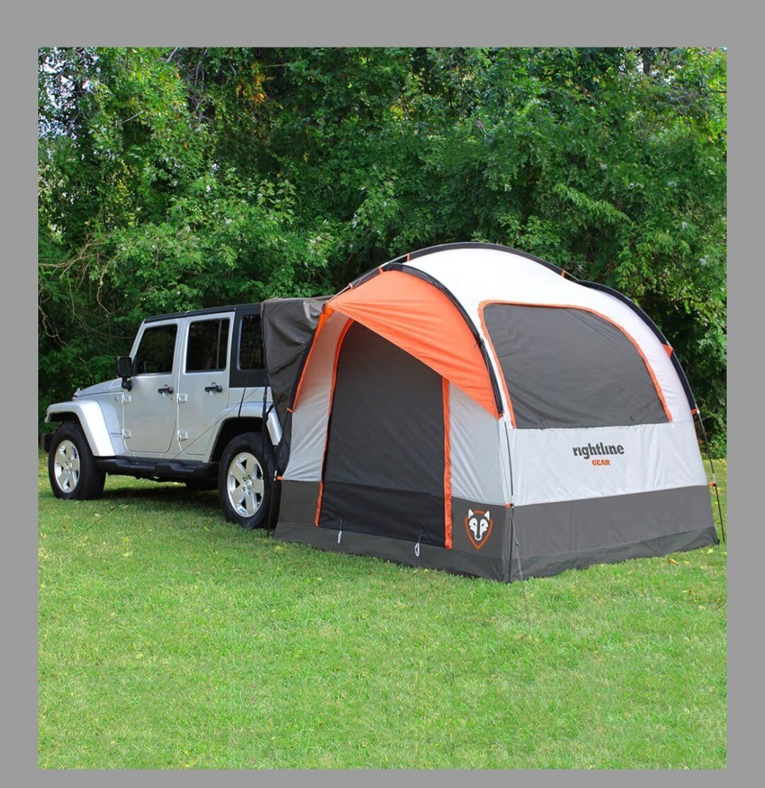 SUV Tent Attaches to all Vehicles with Hatch Door.
