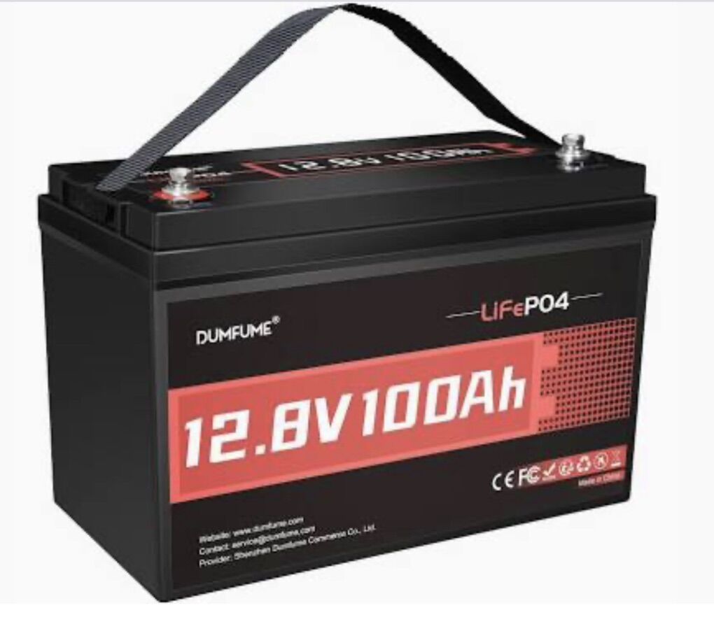 12V 100Ah LiFePO4 Mini Battery — Lightweight
