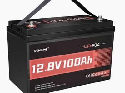 12V 100Ah LiFePO4 Mini Battery — Lightweight
