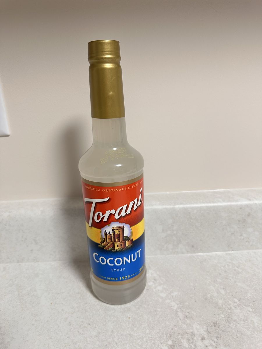 New Torani Coconut Syrup
