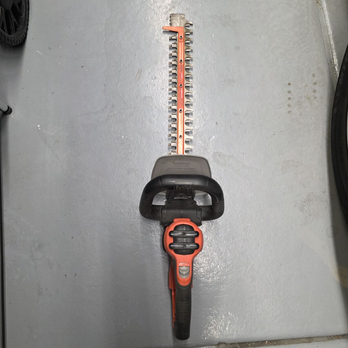 Black and decker corded hedge trimmer $50