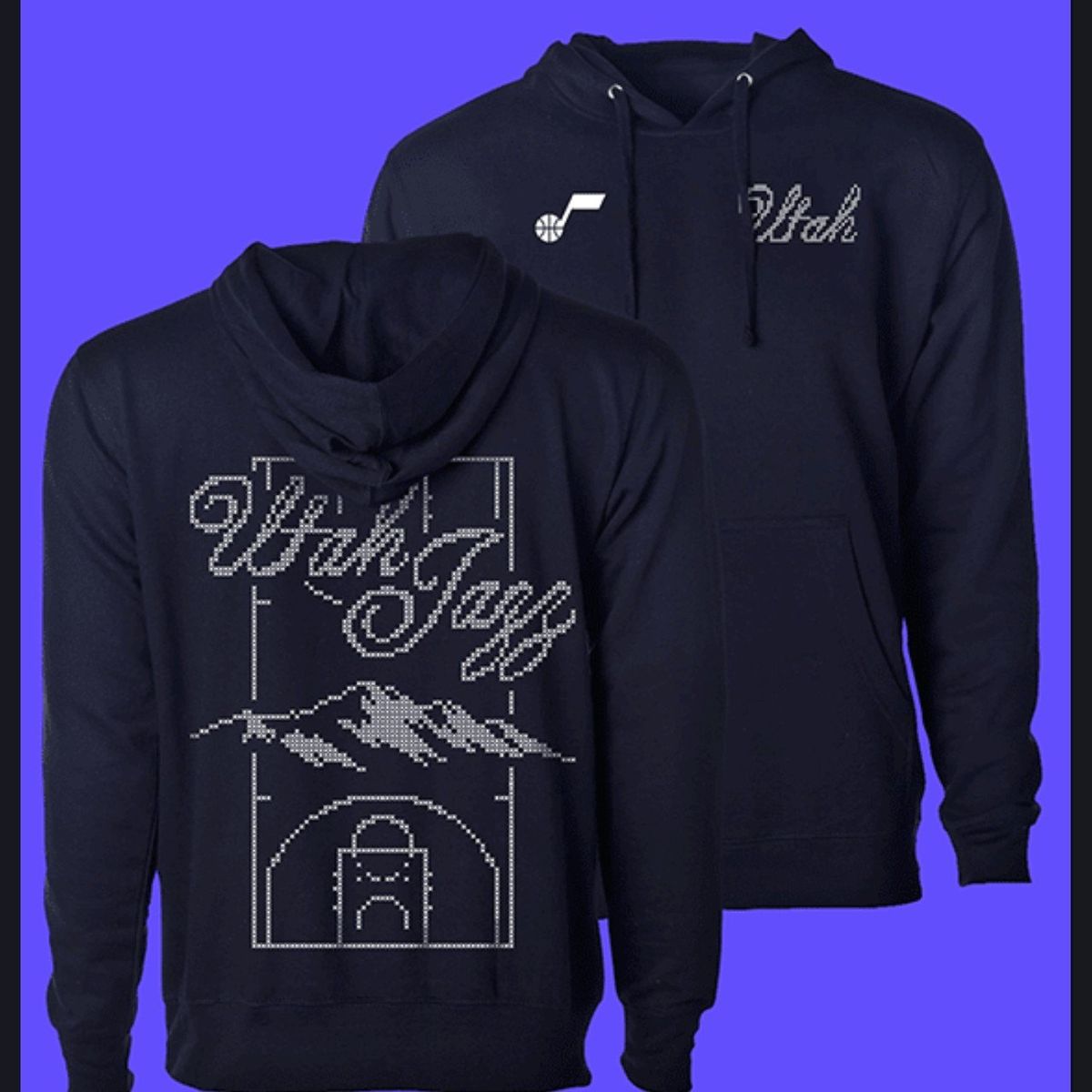 Utah Jazz women's history hoodie