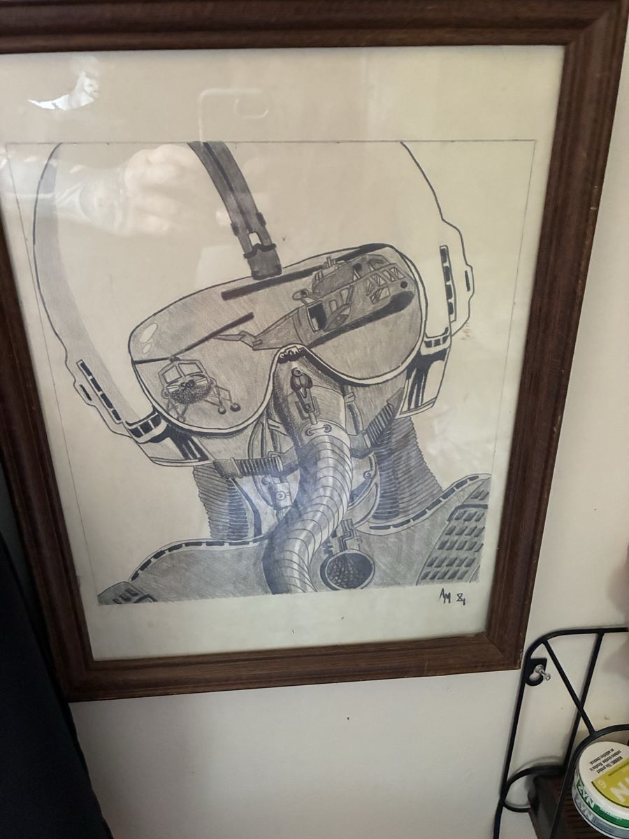 Art work of a pilot