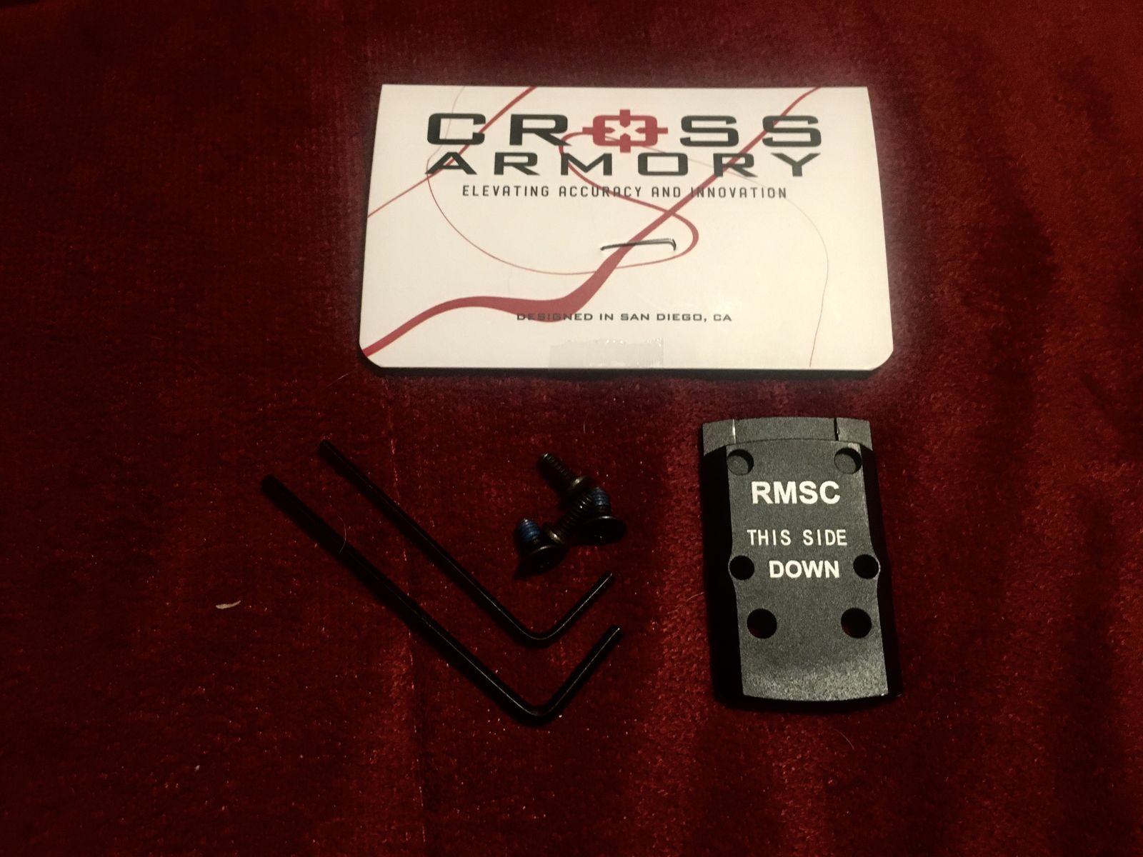Cross Armory RMSc to RMR Adapter Plate