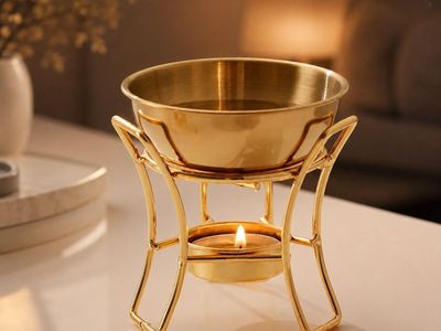 Brand new Metal Essential Oil Burners Warmer with Detachable Stainless
