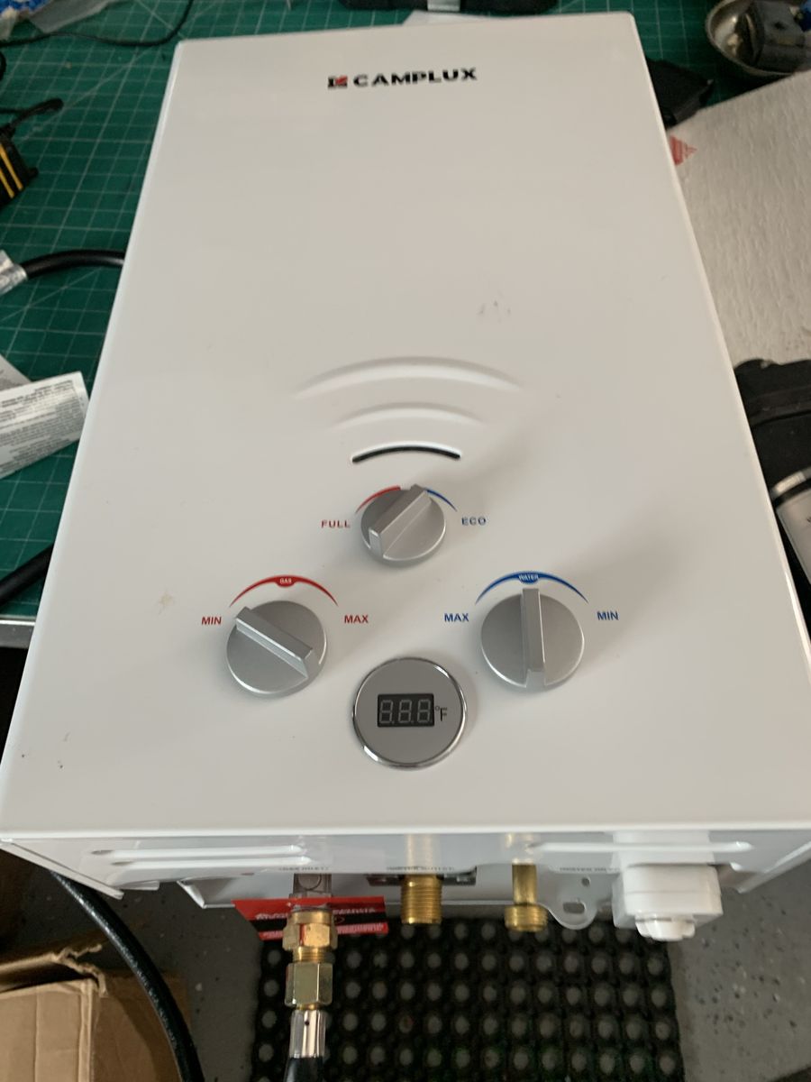 Propane tankless gas water heater