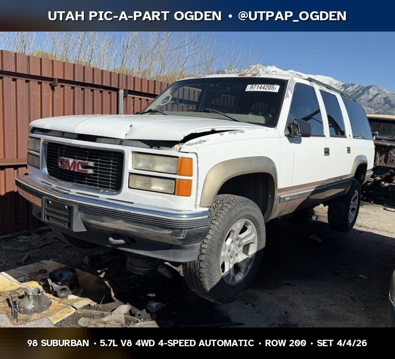 1998 GMC Suburban Parts - UTPAP Ogden